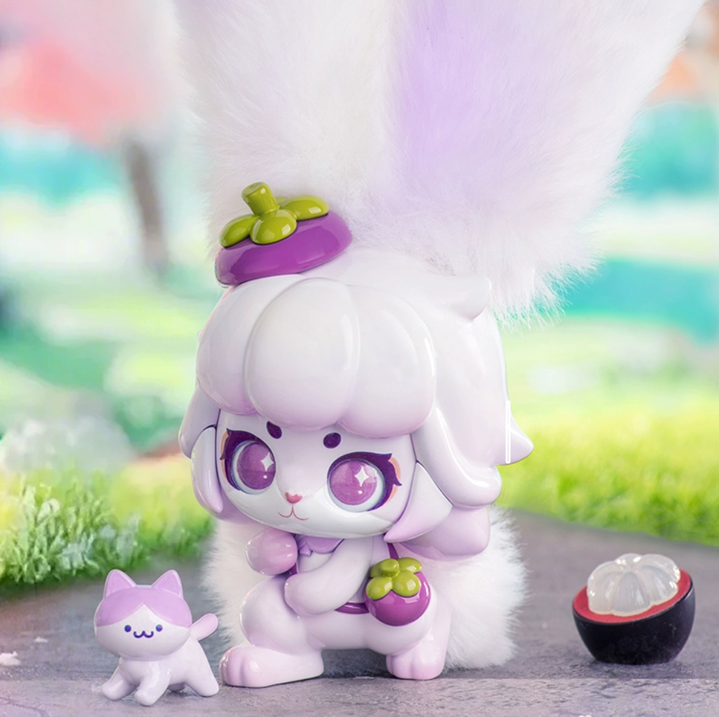 かぶうさぎ ワンダフルフルーツぬいぐるみ トレンド感たっぷり ブラインドボックス【光に当たると色が変わる】