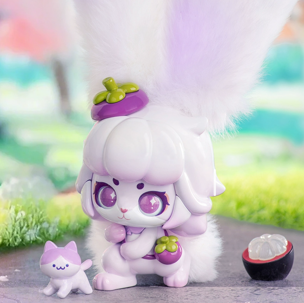 かぶうさぎ ワンダフルフルーツぬいぐるみ トレンド感たっぷり ブラインドボックス【光に当たると色が変わる】