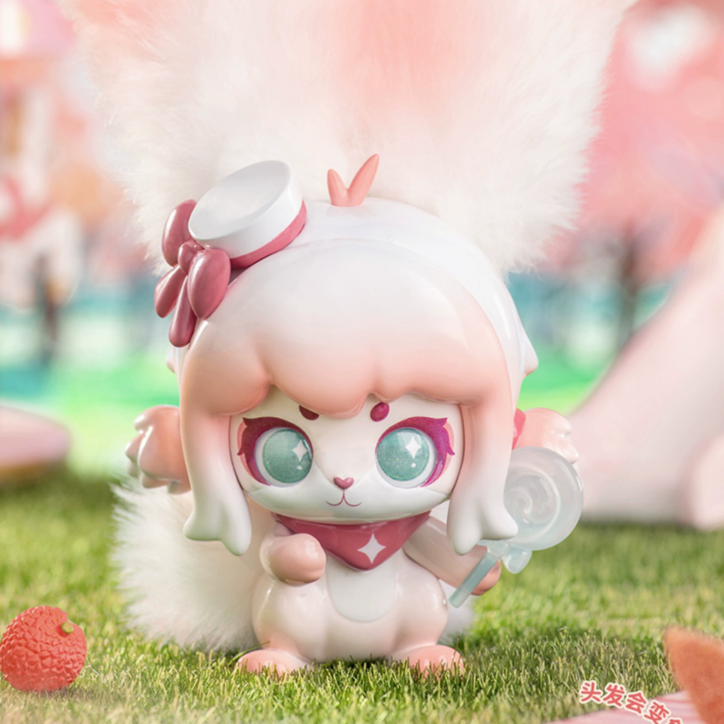 かぶうさぎ ワンダフルフルーツぬいぐるみ トレンド感たっぷり ブラインドボックス【光に当たると色が変わる】