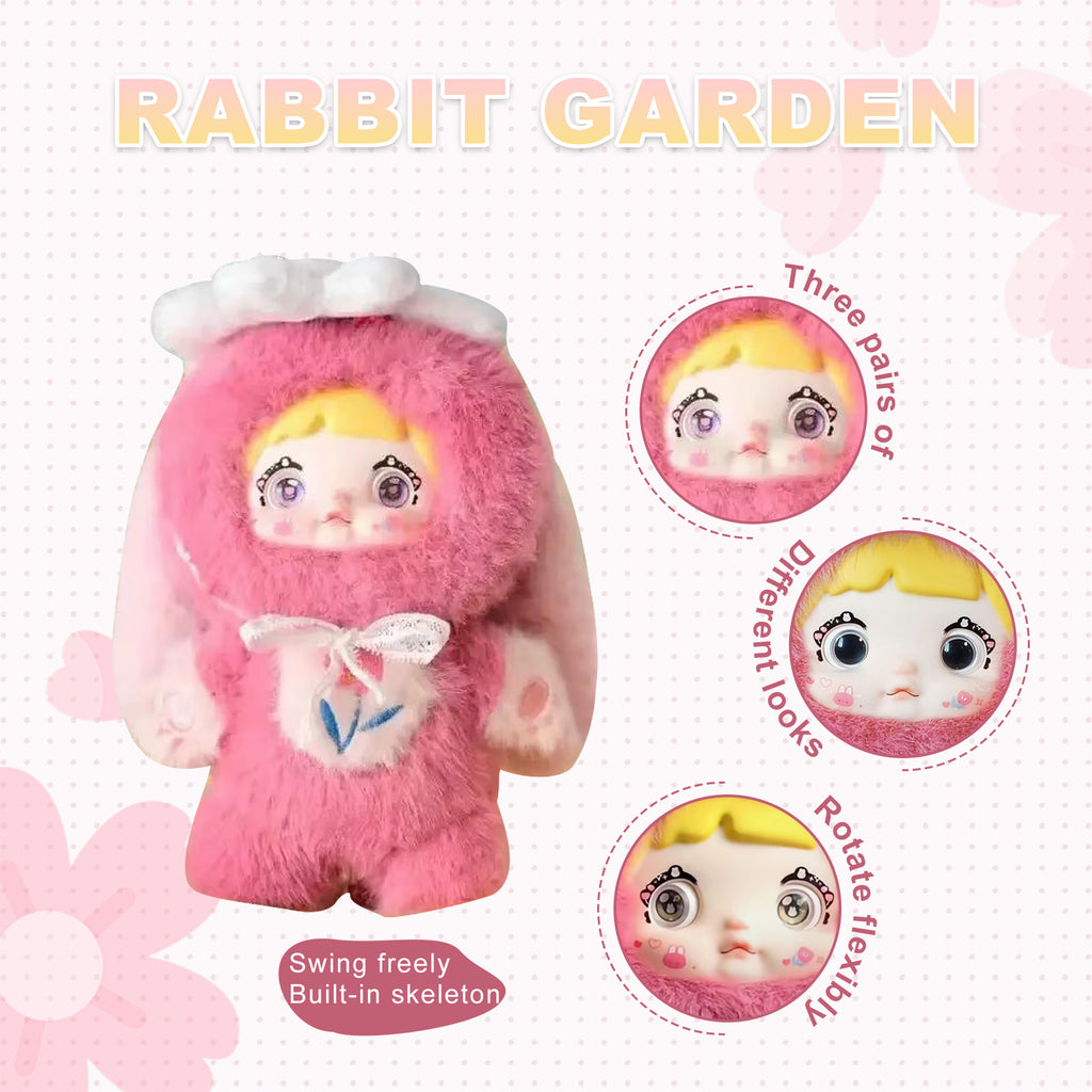 Boîte aveugle en peluche Nommi-V2 Garden Rabbit Series 