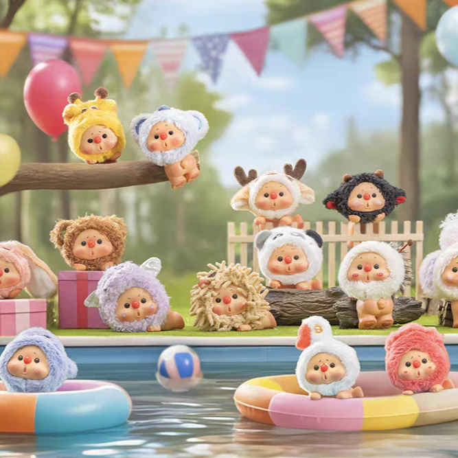 OYO Bear Cub Animal Party Series Mini Plush Pendant Blind Box