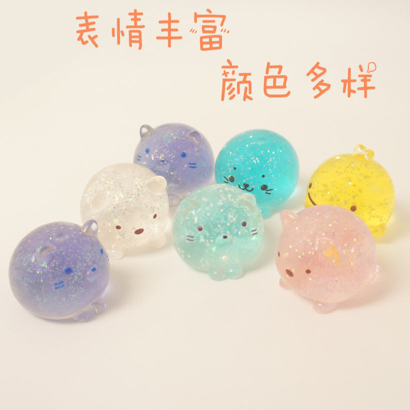Super cute small dumpling squeeze toy